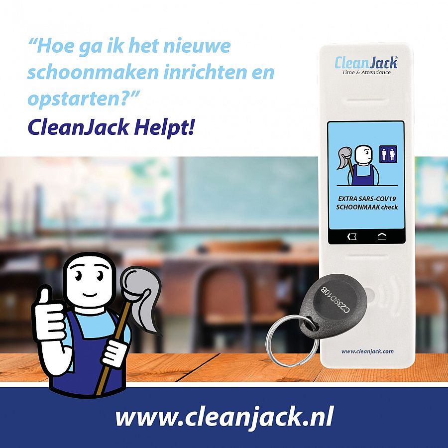 CleanJack helpt bij het her-opstarten van de schoonmaak